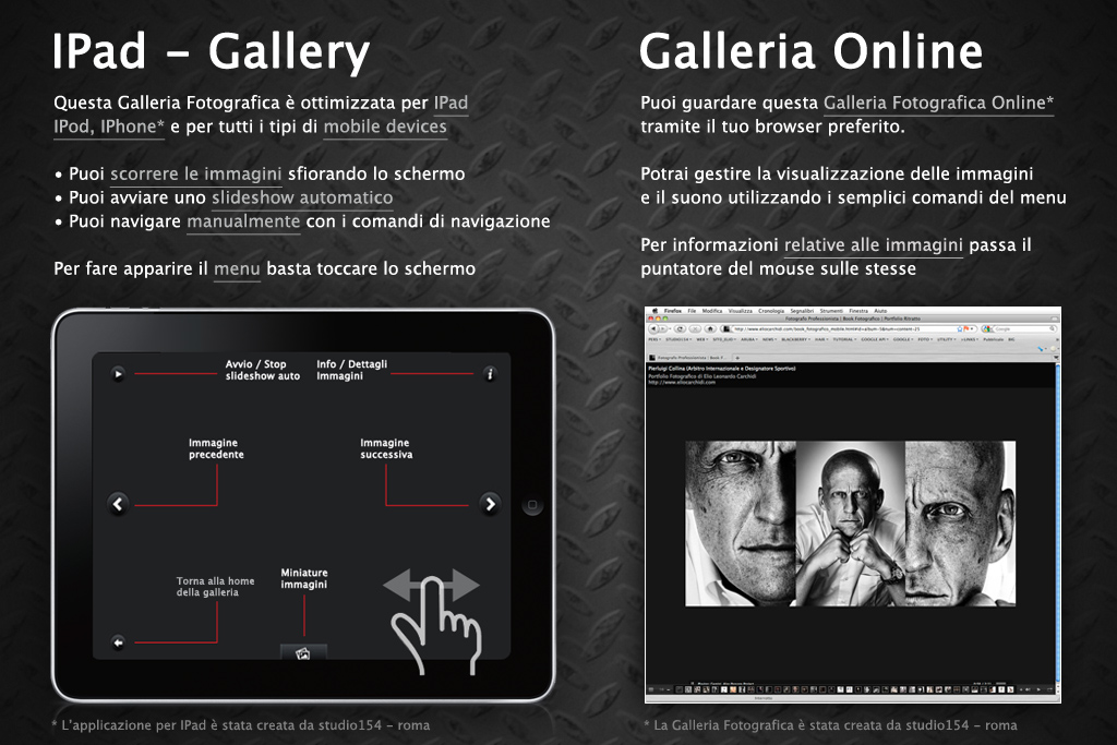 Galleria Fotografica Online Ipad